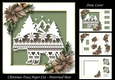 Christmas Faux Paper Cut - Patterned Bear