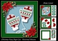 Christmas Faux Paper Cut - Patterned Mittens