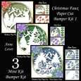Christmas Faux Paper Cut Bumper Kit 1