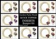 Garden Party Floral QUICK TOPPER INSERTS Bumper Kit