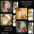 Golden Christmas Arch Bumper Kit 2