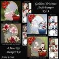 Golden Christmas Arch Bumper Kit 3