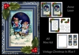 Vintage Christmas In Blue 2