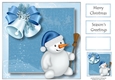 Christmas Snowman 8x8