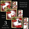 Christmas In Red & Gold Bumper Kit