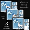 Christmas In Blue Bumper Kit