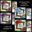 Christmas Wine Quotes Bumper Kit