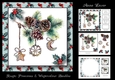 Rustic Pinecones & Watercolour Baubles