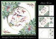 Beautiful Watercolour Bird At Christmas 4