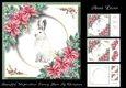 Beautiful Watercolour Snowy Hare At Christmas