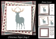 Christmas Paper Stag 2