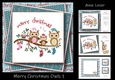 Merry Christmas Owls 1