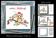 Merry Christmas Owls 2