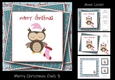 Merry Christmas Owls 3