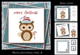 Merry Christmas Owls 4