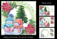 Happy Christmas Snowman Couple