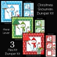 Christmas Snowman Bumper Kit