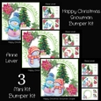 Happy Christmas Snowman Bumper Kit