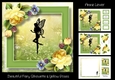 Beautiful Fairy Silhouette & Yellow Roses