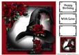 Witches Hat & Red Roses 8x8