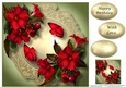 Crimson Mandevilla & Cherries 8x8