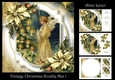 Vintage Christmas Double Mat 1