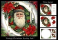 Vintage Christmas Double Mat 7