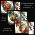 Vintage Christmas Double Mat Bumper Kit 2