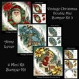 Vintage Christmas Double Mat Bumper Kit 3