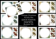 Vintage Christmas Double Mat QUICK TOPPER INSERTS Bumper Kit