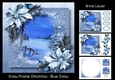 Snow Frame Christmas - Blue Snow