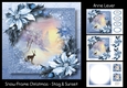 Snow Frame Christmas - Stag & Sunset
