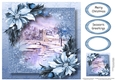 Snow Frame Christmas - Winter Church 8x8