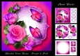 Blended Neon Roses - Purple & Pink