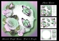 Blended Pastel Roses - Teal & Lilac