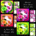 Blended Neon Roses Bumper Kit