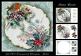 Gold Foil Transparent Christmas - Robin