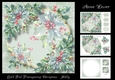 Gold foil Transparent Christmas - Holly