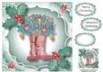 The Christmas Wellington Boots 8x8