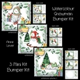 Watercolour Snowman Bumper Kit