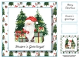 Merry Christmas Santa 3 8x8