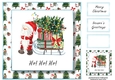 Merry Christmas Santa 1 8x8