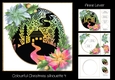 Colourful Christmas Silhouette 4