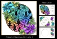 Colourful Christmas Silhouette 5