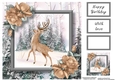 Watercolour Winter Woodland Birthday 1 8x8
