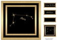 Gold Zodiac Star Constellations - Aries