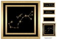 Gold Zodiac Star Constellations - Scorpio