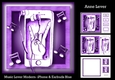 Music Lover Modern - iPhone & Earbuds Purple