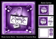 Music Lover Retro - Boombox & Cassette Purple