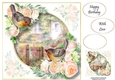 Robins At The Rose Cottage 8x8